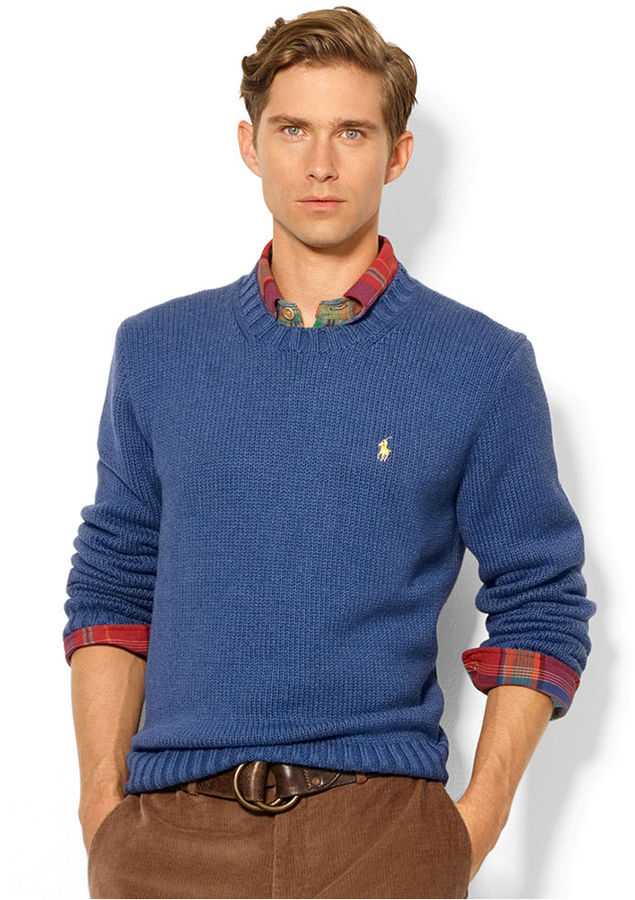 Рубашка под свитер: правила выбора и сочетания