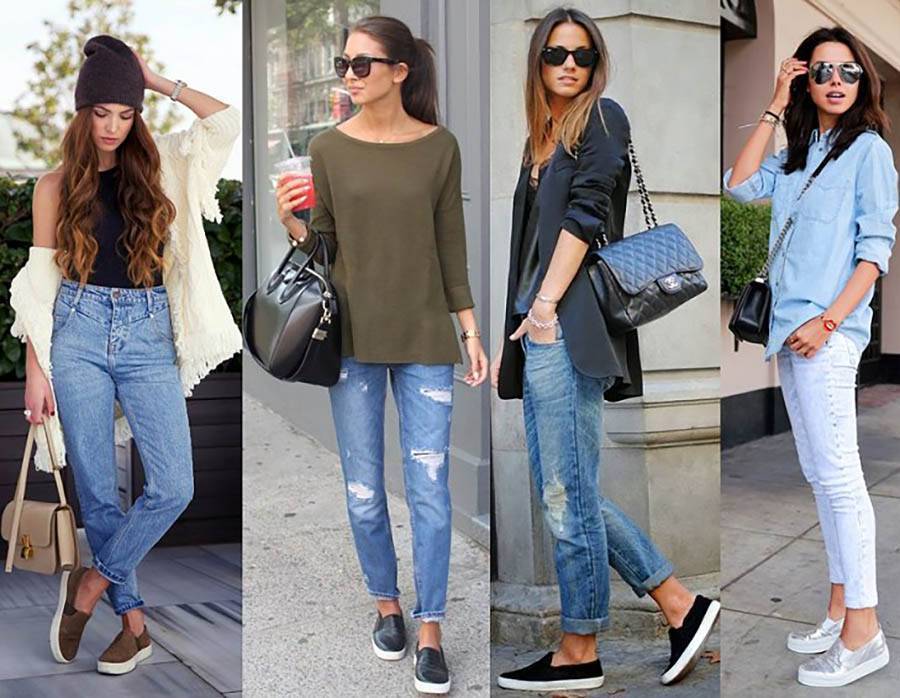 Рекомендации от стилистов, с какой обувью джинсы носить можно
