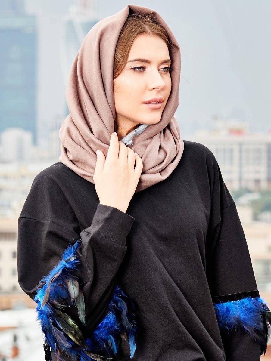 Как красиво завязать на голову шарф разными способами? как красиво и стильно завязать шарф на голове летом, с пальто, мусульманке?