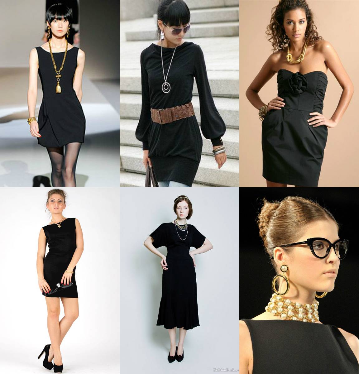 Черное платье с чем носить: фото модных сочетаний, советы стилиста