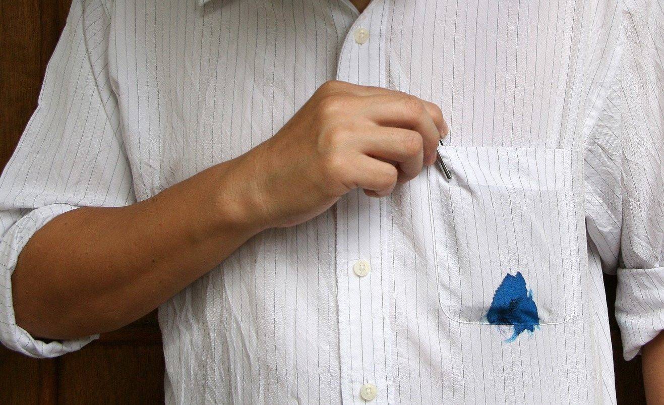 4 секрета, как удалить чернила от шариковой ручки с ткани