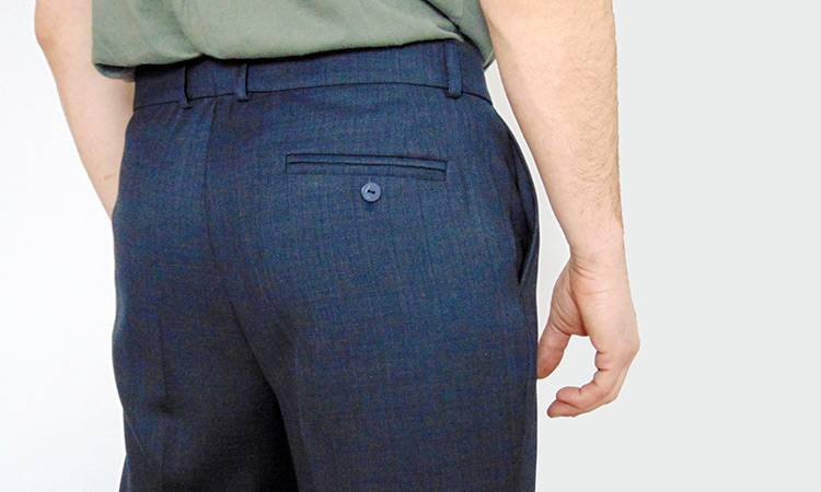 Конструирование различных карманов мужских брюк