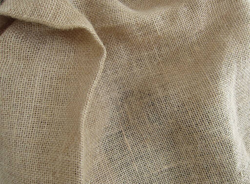 Холщовая ткань - материал холст для мошков, холщовка для полотняных мешочков, ткань холща