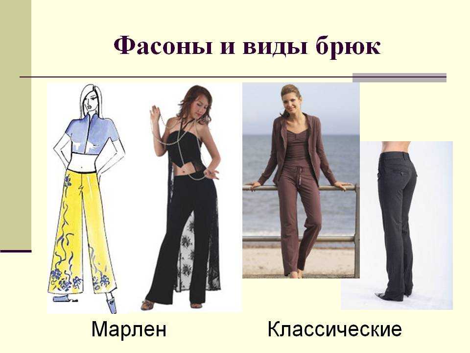 Виды женских брюк с названиями и описанием, модные образы