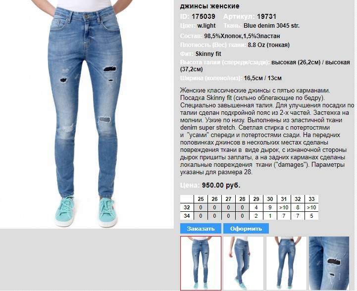 Как выбрать женские джинсы, чтобы хорошо сидели