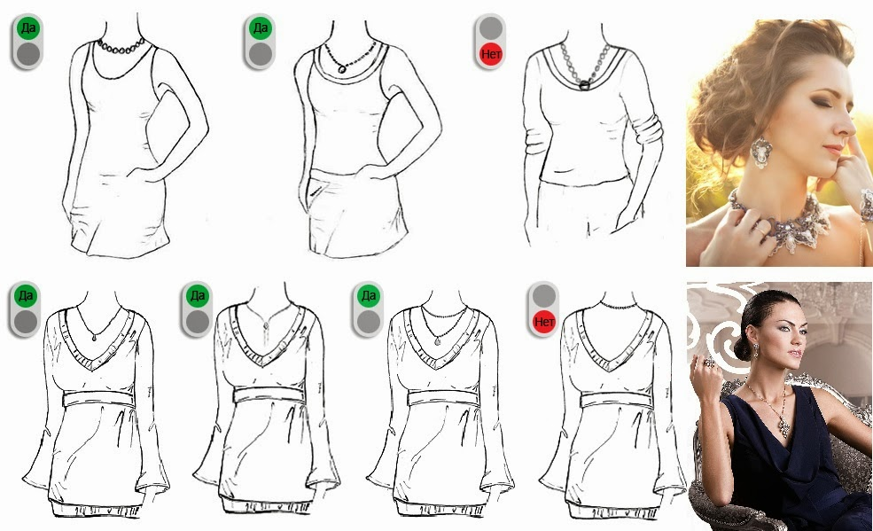 Подбираем украшения на шею под вырез горловины платья: правильные сочетания, фото. выбор украшений на шею под круглый, квадратный, треугольный вырез платья, лодочкой, под горло: советы, примеры, фото