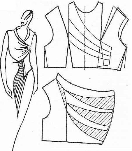 Воротник «качели»: выкройка, мастер-класс по пошиву платья и блузки