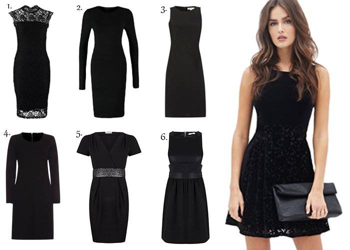 Черное платье: с чем носить вечернее, классическое, маленькое, выбор аксессуаров