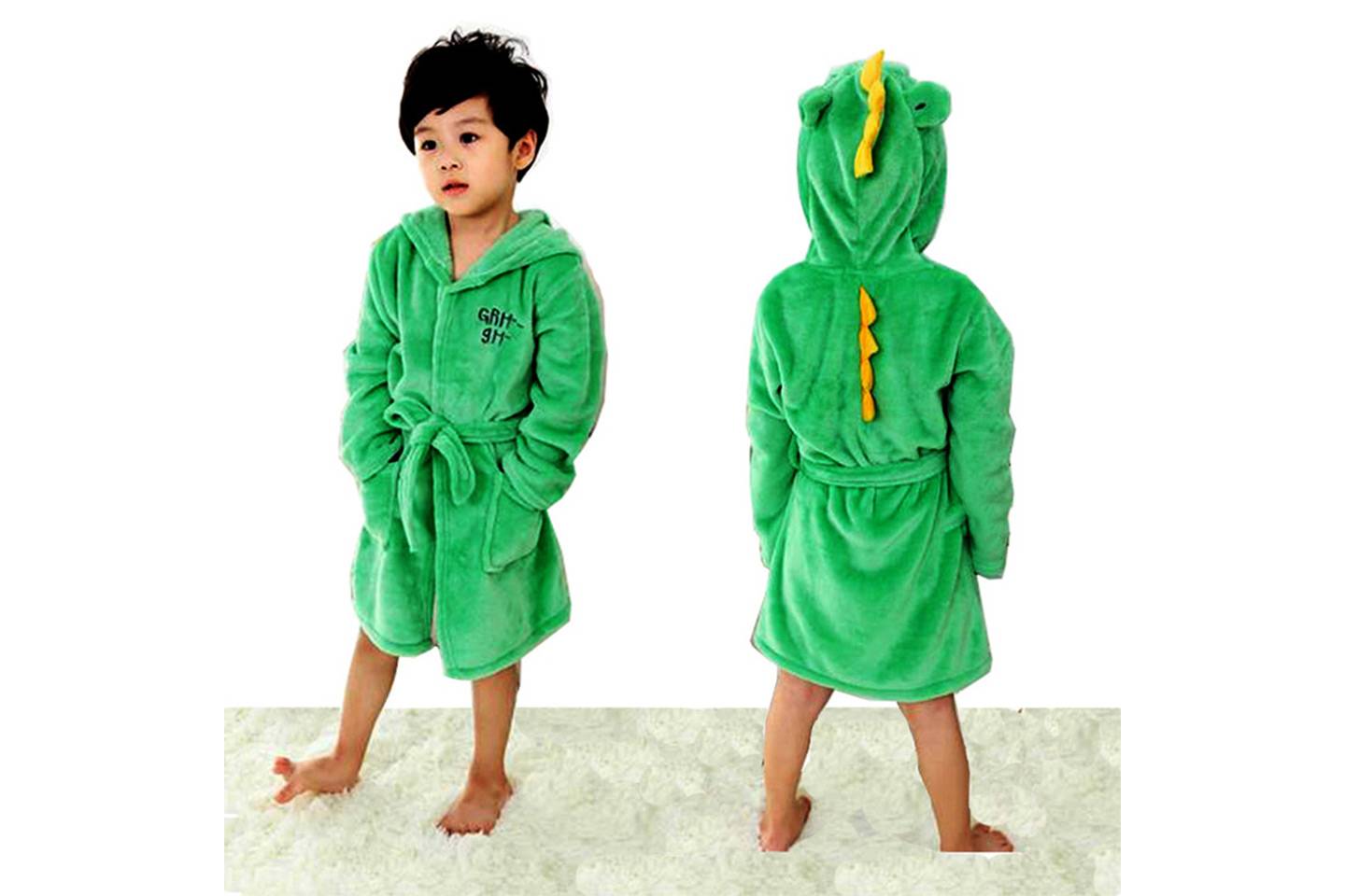 Детский махровый халат с капюшоном: выкройка в статье