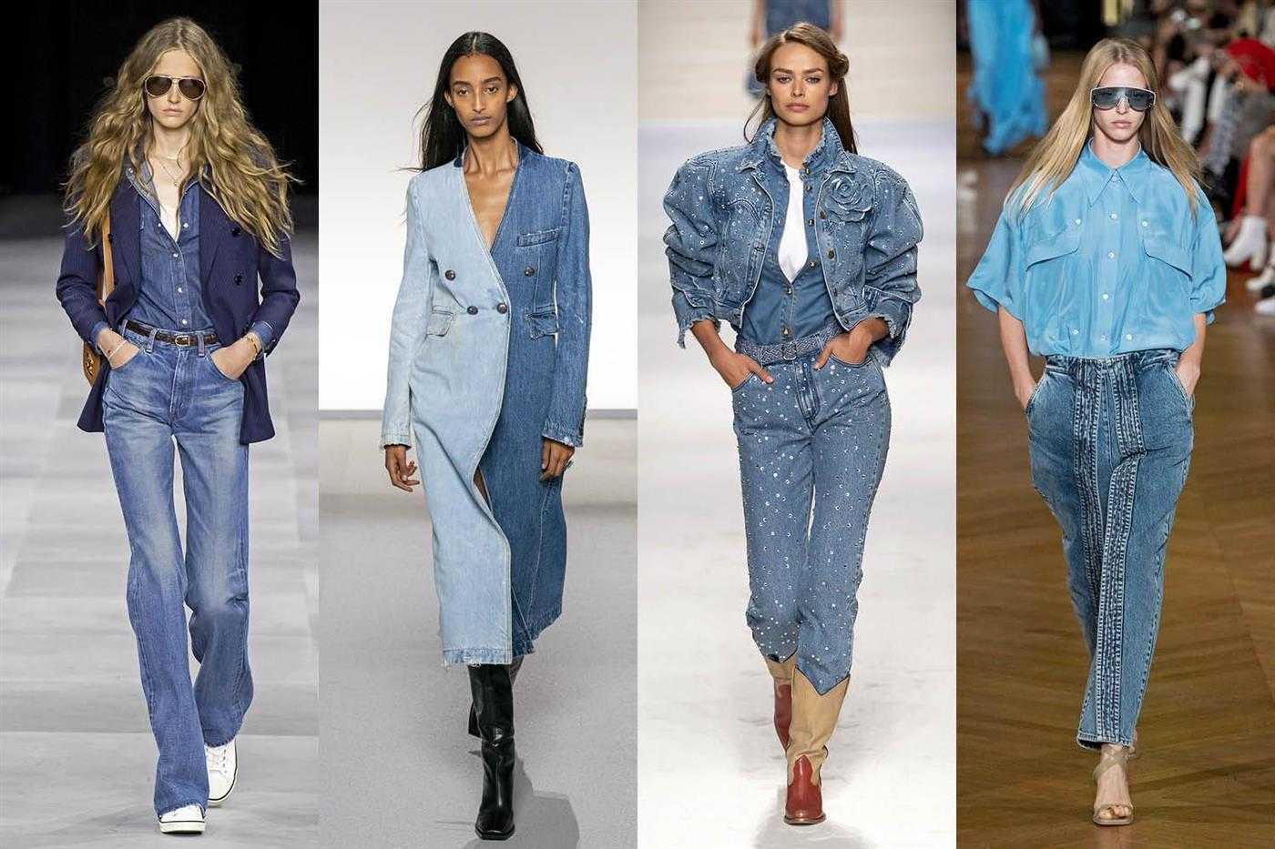 Джинсовый стиль в мужской и женской одежде, виды джинсов, фото