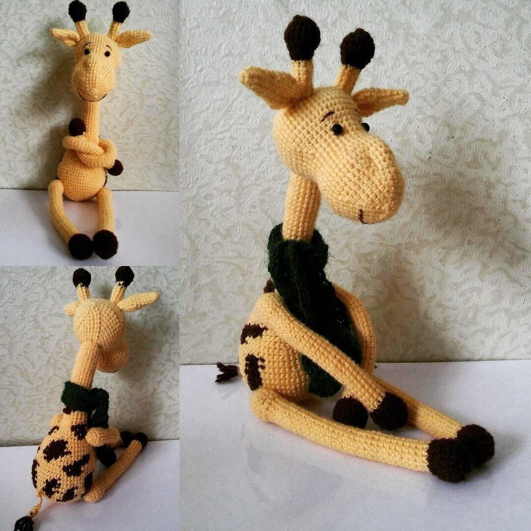 Жираф крючком: как связать игрушку начинающему, пошаговый мастер-класс