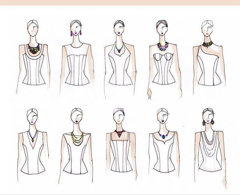 Как правильно выбрать украшение к вырезу любого платья: советы, рекомендации, фото