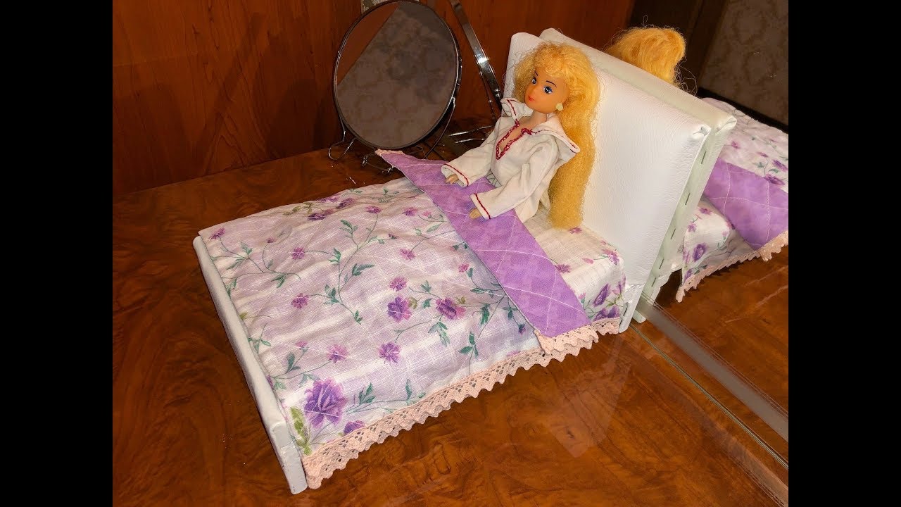Постельное белье для кукольной кроватки: набор для развития ребенка