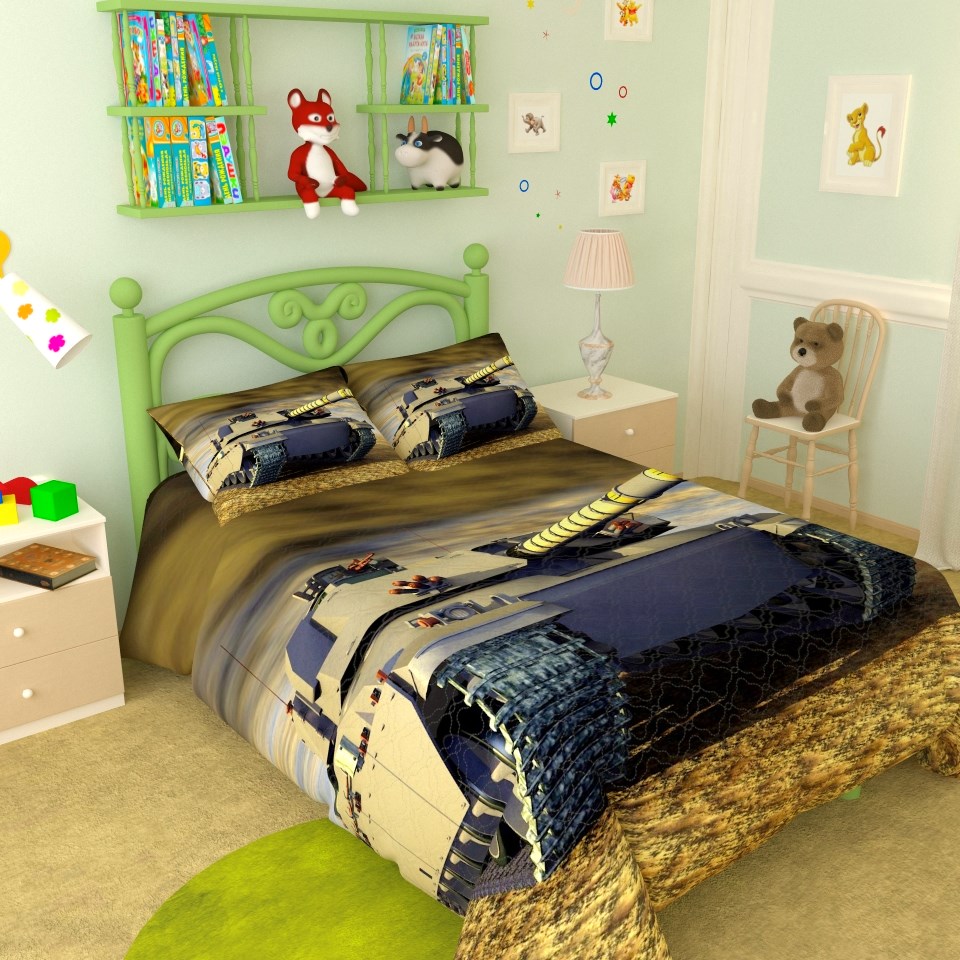 Детские покрывала на кровать для девочек (11 фото) - примеры в интерьере