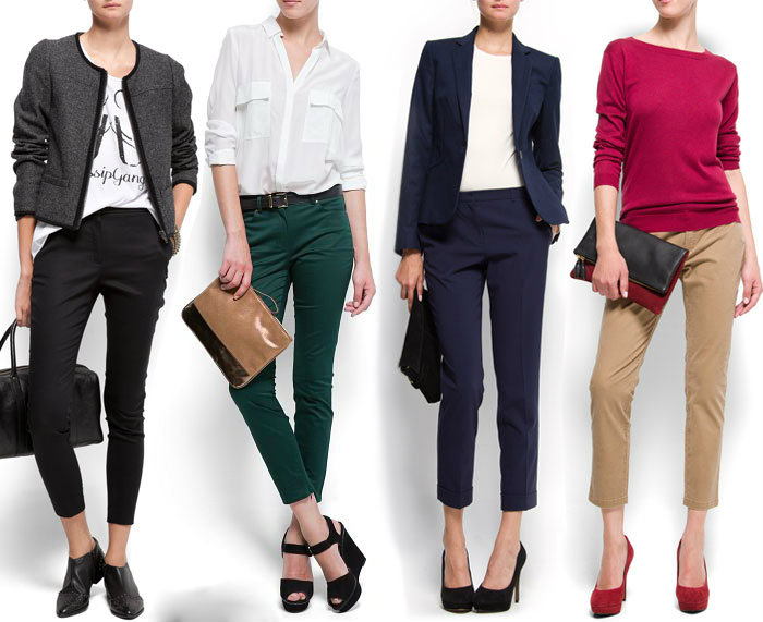 Женские укороченные брюки: современные модели и образы