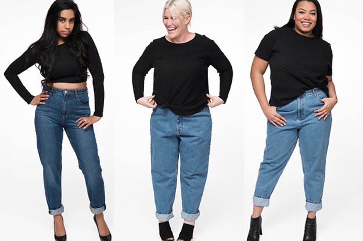 С чем носить джинсы полным девушкам?