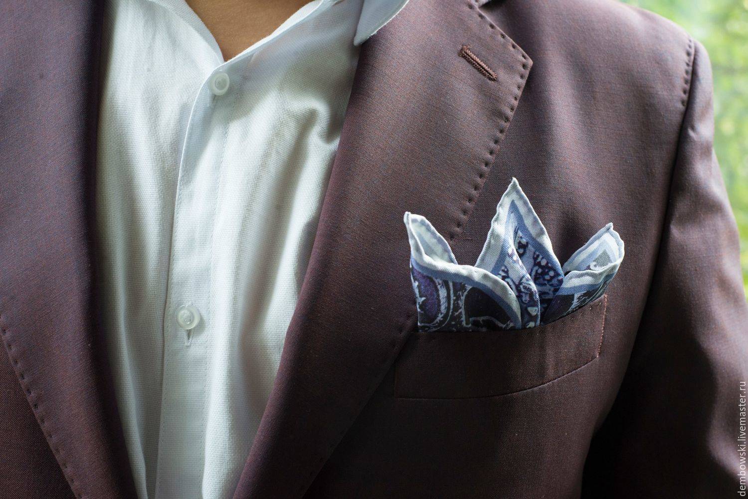 Способы как правильно и красиво сложить платок в нагрудный карман пиджака