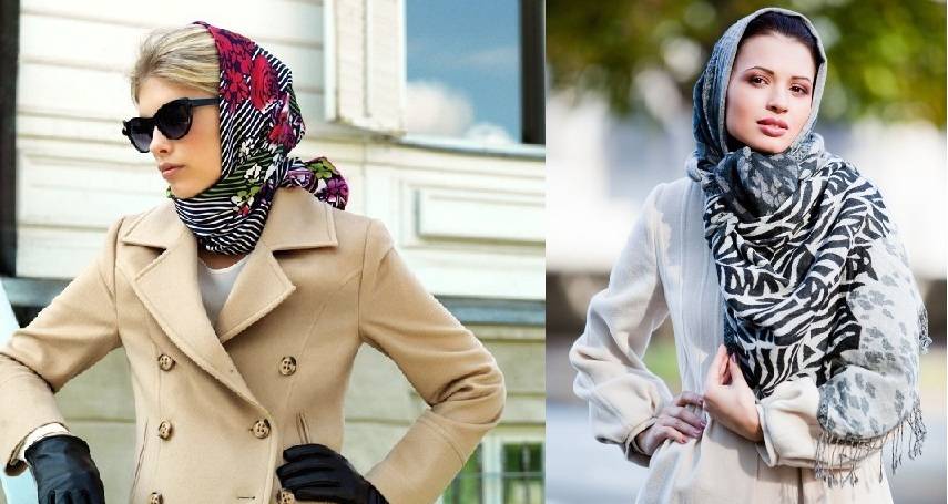 Как завязать платок на голове — примеры и советы