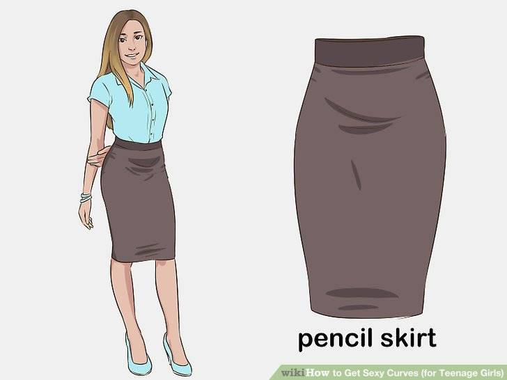 Выкройка женская юбка-карандаш (размер 32-52)