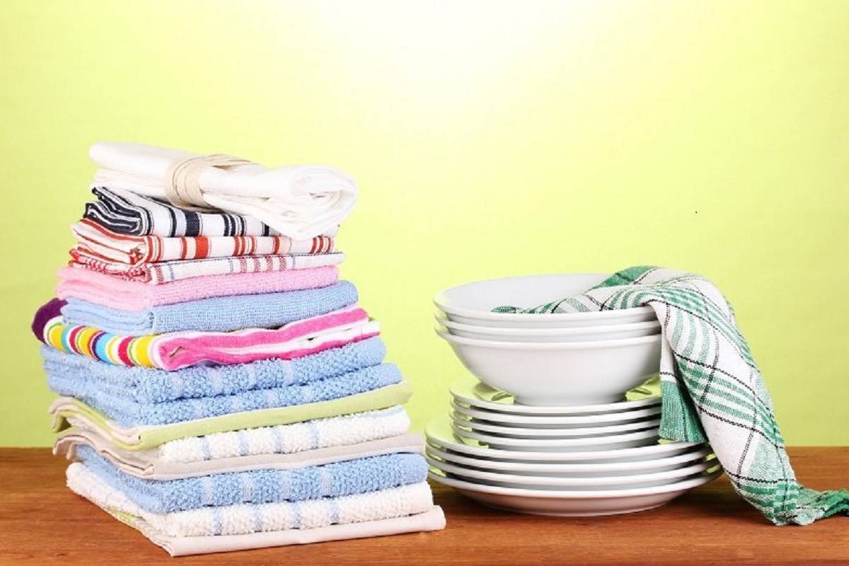 Как в домашних условиях отстирать кухонные полотенца