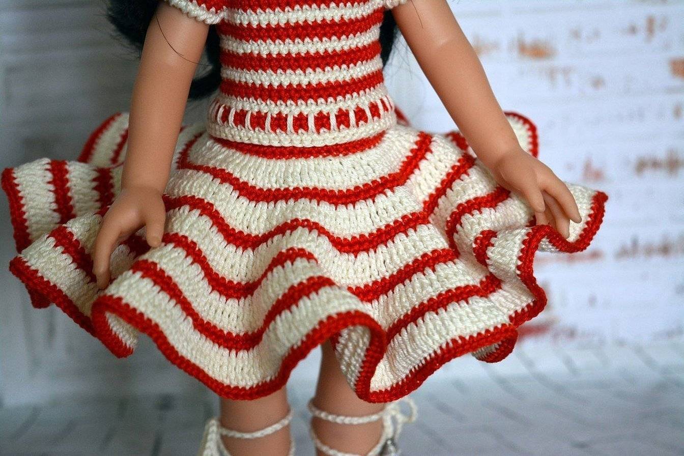 Юбка для куклы крючком: пышная юбка для куклы барби и беби бон своими руками art-textil.ru