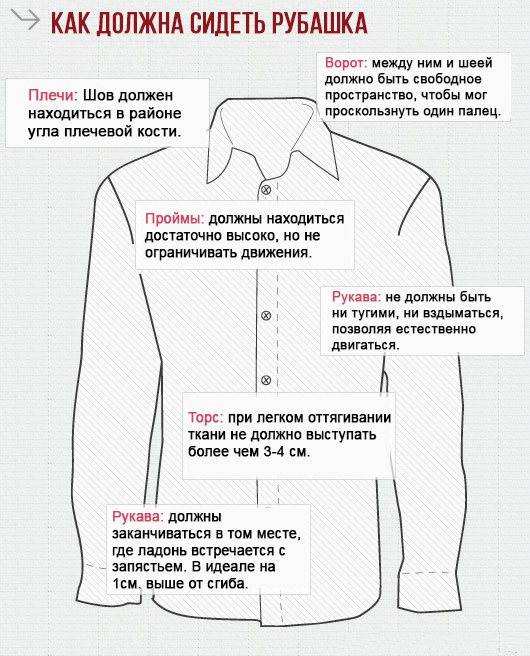 Как правильно выбрать рубашку с длинным рукавом: основные критерии подбора и способы сочетания