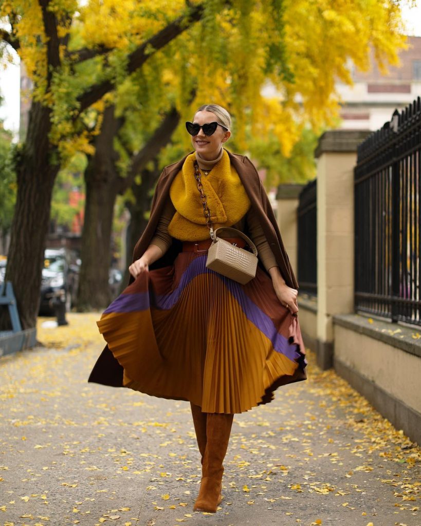 Модные женские юбки осень-зима 2021-2022: фото-обзор расцветок, фасонов, идеи луков