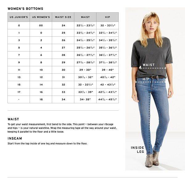 Размеры бренда levi's: таблицы размеров - детская одежда, комплекты, нижнее белье, обувь, одежда, трусы