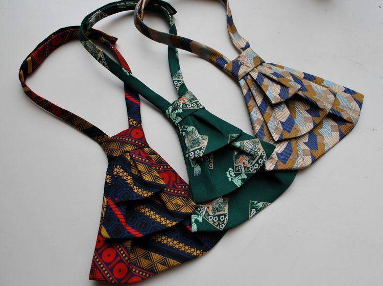 Сшить украшение из галстука для женщин своими руками: выкройка, схемы и описание