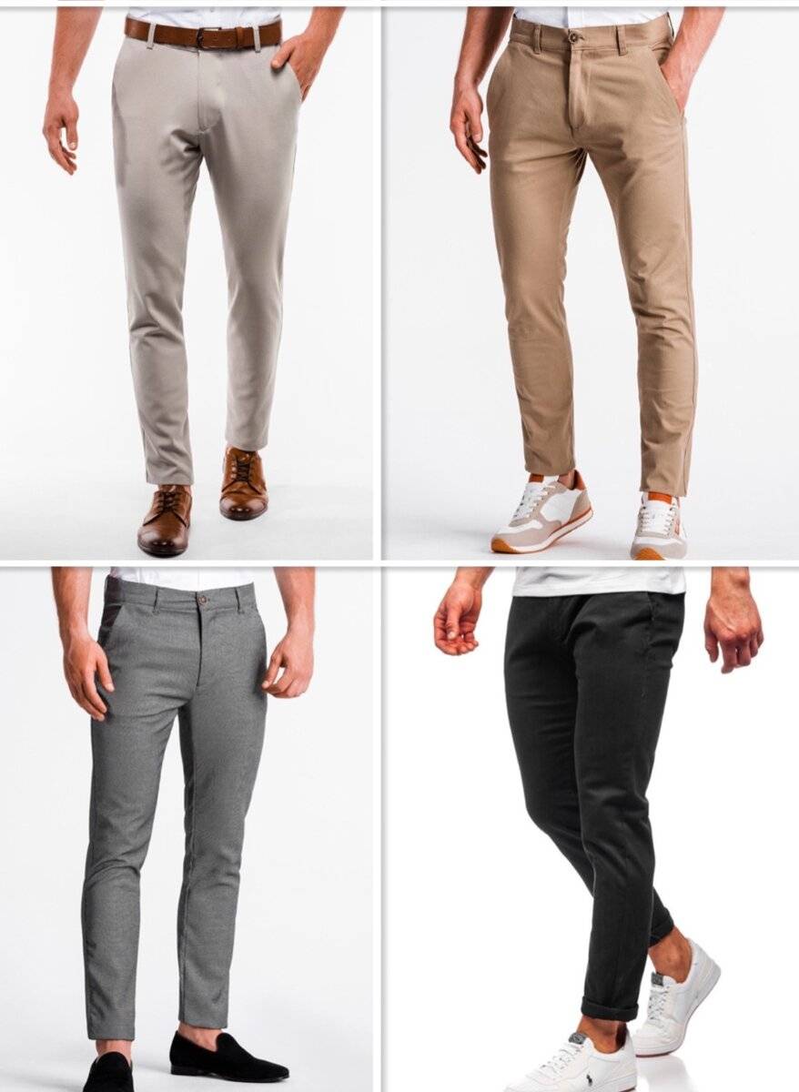 Мужские брюки-чинос – стильные модели и образы