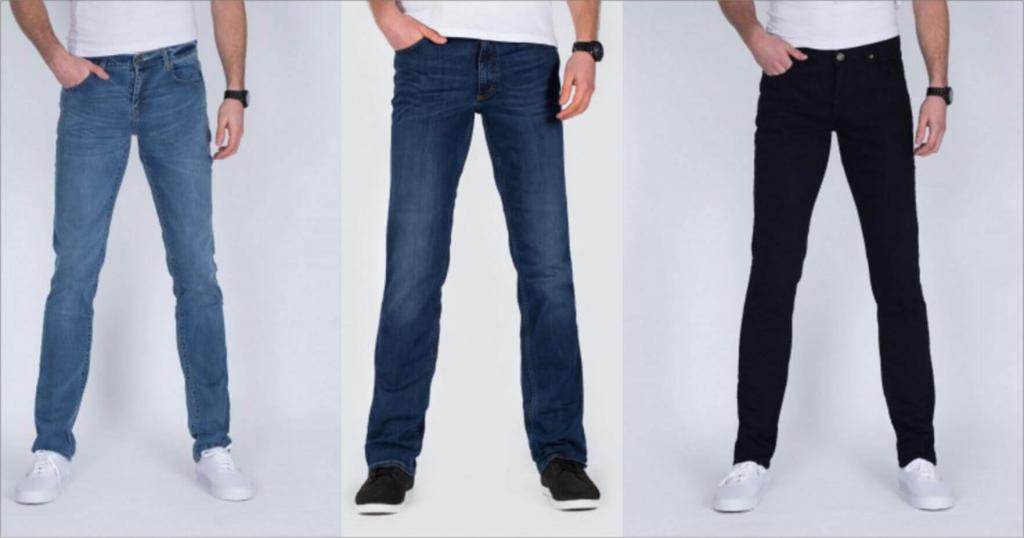 Какой длины должны быть джинсы мужские в зависимости от фасона