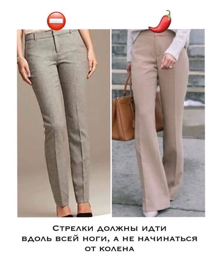 Как выбрать женские брюки по тифу фигуры. как выбрать длину женских брюк