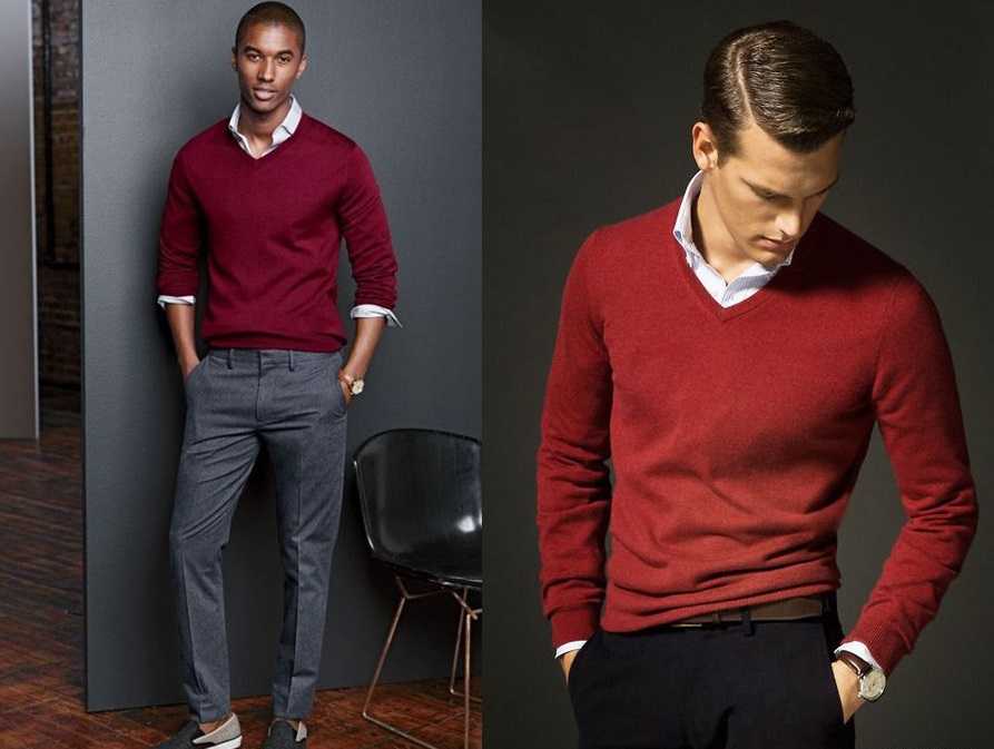 Свитер и рубашка. как модно сочетать свитер с рубашкой?