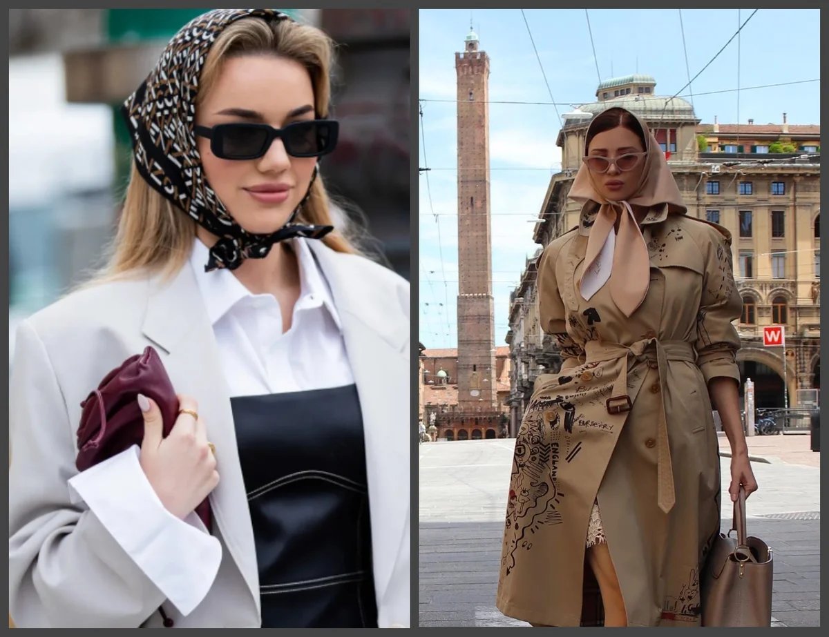 Как модно носить платок в 2020 году: стильные идеи для создания трендовых образов