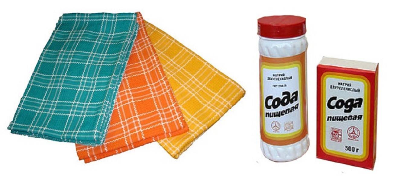 Отстирываем кухонные полотенца разными способами в домашних условиях