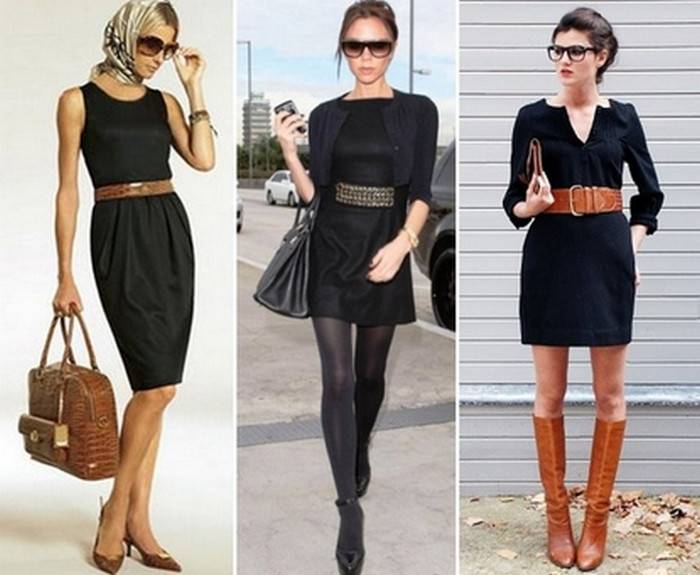 Как носить черное платье