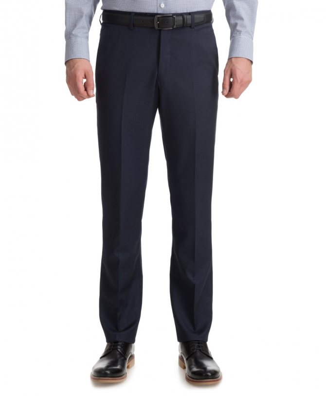 Классические мужские брюки (73 фото): черные, синие или в клетку, из шерсти или твида