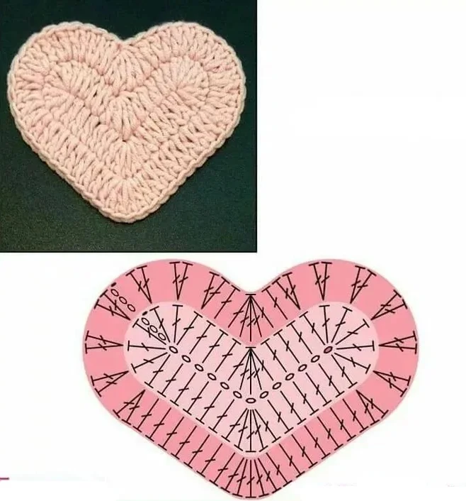 3 способа вязания плоских сердечек крючком. - mmodnaya.ru