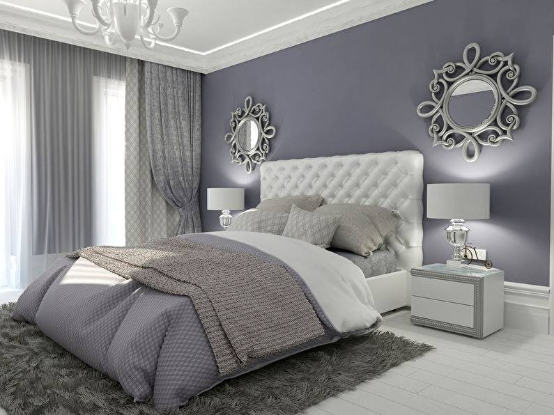 Серая спальня - инструкция, как оформить красивый и стильный дизайн (90 реальных фото)
