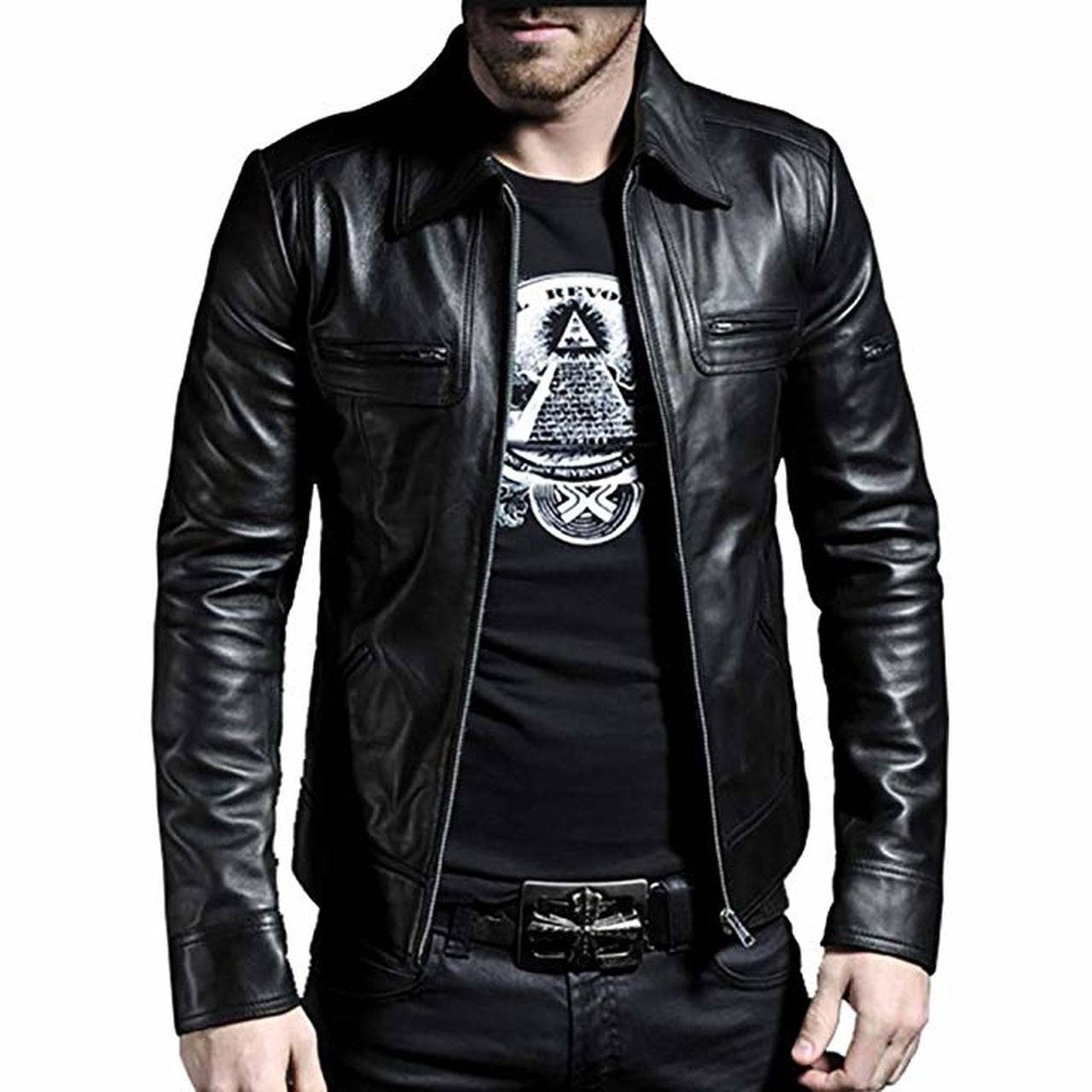 Мужские кожаные куртки: основы гардероба • intrends
