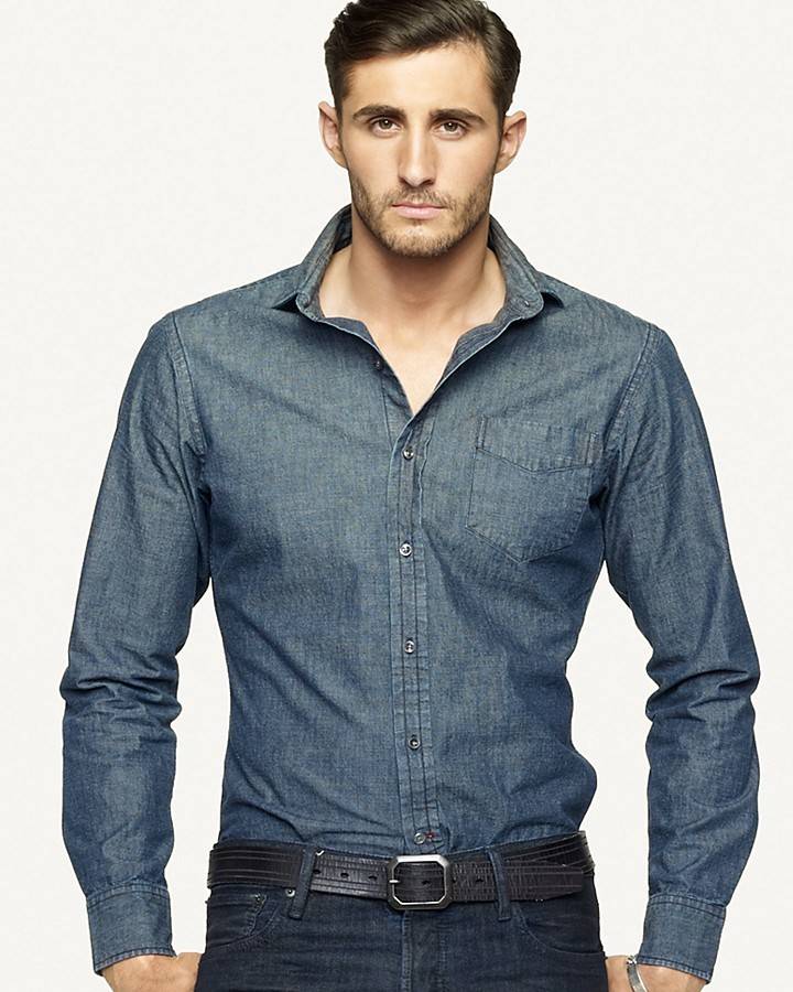 Как правильно носить рубашку и джинсы: модные идеи