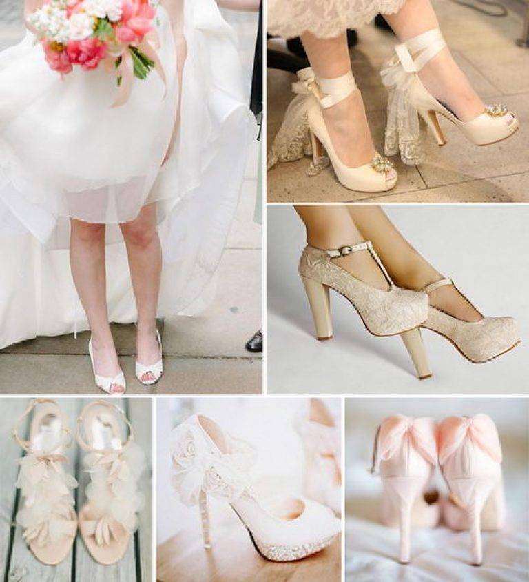 Цветная свадебная обувь
