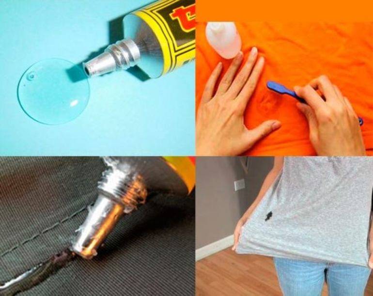 Как убрать клей с одежды в домашних условиях (подборка способов)